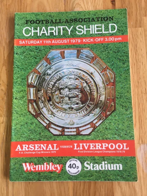 Arsenal v Liverpool FA Charity Shield 11.08.1979