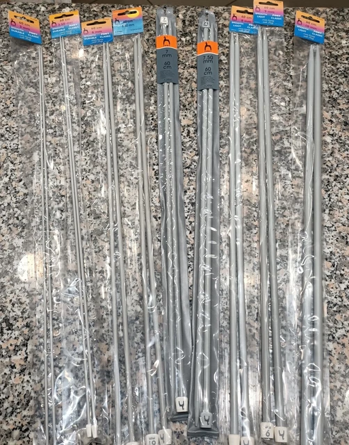 Set Ferri Da Maglia In Acciaio Inox - 11 Paia, Lunghezza 36 Cm, Dimensioni 2.0-8.0 Mm - Foto 7