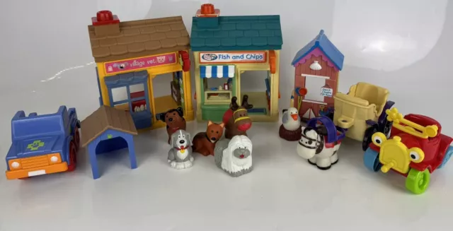 ELC HAPPYLAND SUPER Sounds Garage Shop Car Wash with 2 Figures and 2 Vehicles 29.50 PicClick UK