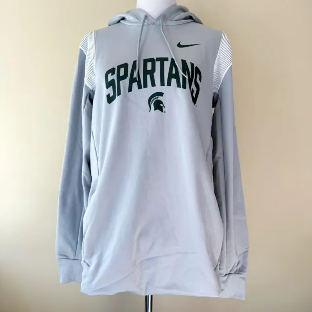 Nike Michigan State Spartans On-Field Hoodie Sweatshirt MSU Mens Size Medium