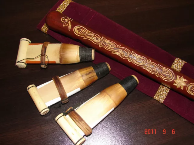 DUDUK PRO Graviert Armenisches 3 Reeds Case Flöte Dudek Doodook Gift NEW