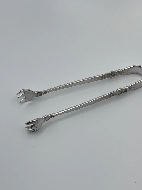 Vintage Sterling Silver Royal Danish Sugar Tongs***