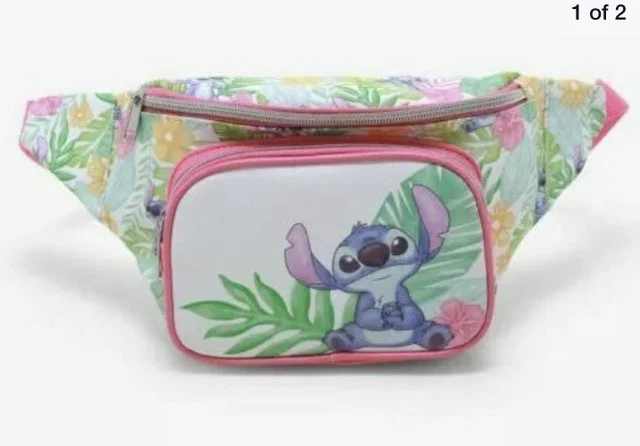 LOUNGEFLY DISNEY LILO Stitch Floral Fanny Pack Bag Case Wallet