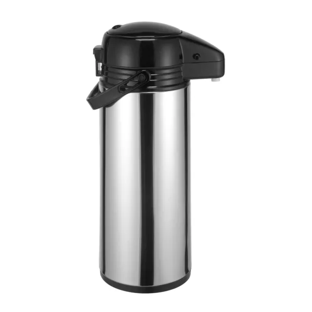 Jarra Térmica Acero Inox. 1,9l de Café Airpot con Bomba Termo Tetera