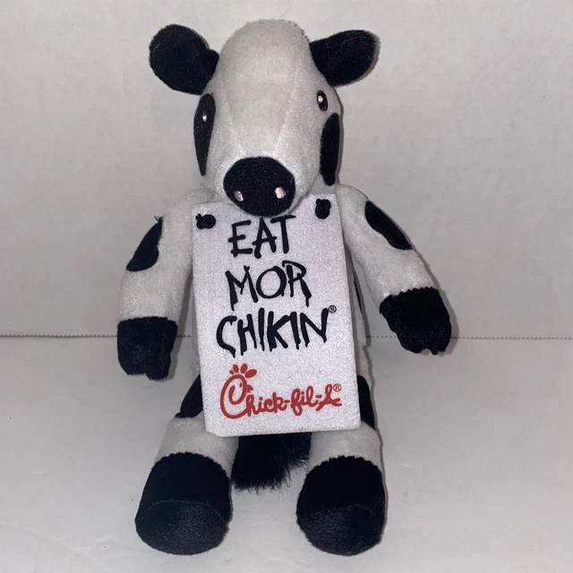 Vintage 2002 Chick-Fil-A Plush Cow Eat More Chikin Official ChickfilaToy Doll
