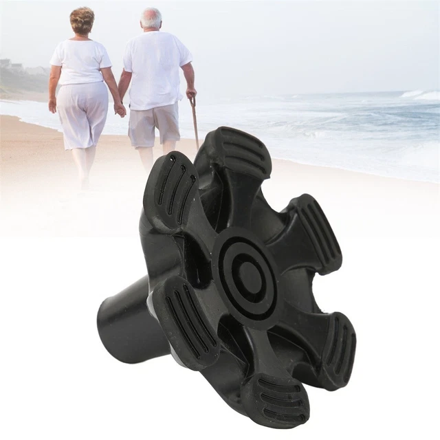 Marche Canne Pointe Trépied non Glissant for Marche Bâton en Caoutchouc