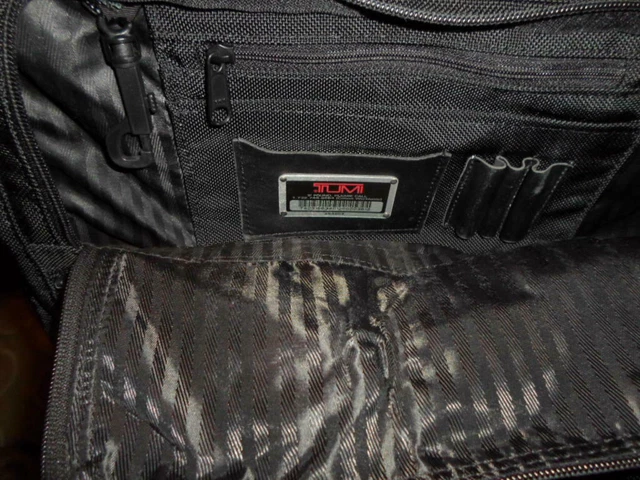 Tumi Alpha Slim Laptop Briefcase Ballistic Nylon Bag - 2632D3