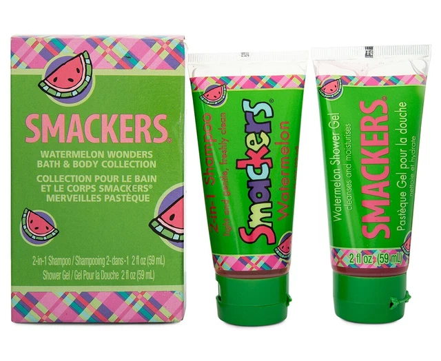 3 x SMACKERS GIFT PACK WATERMELON HAIR AND BODY COLLECTION