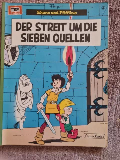 Johann Und Pfiffikus Von Peyo Carlsen Comics Peyo Der Streit Um die Sieben...