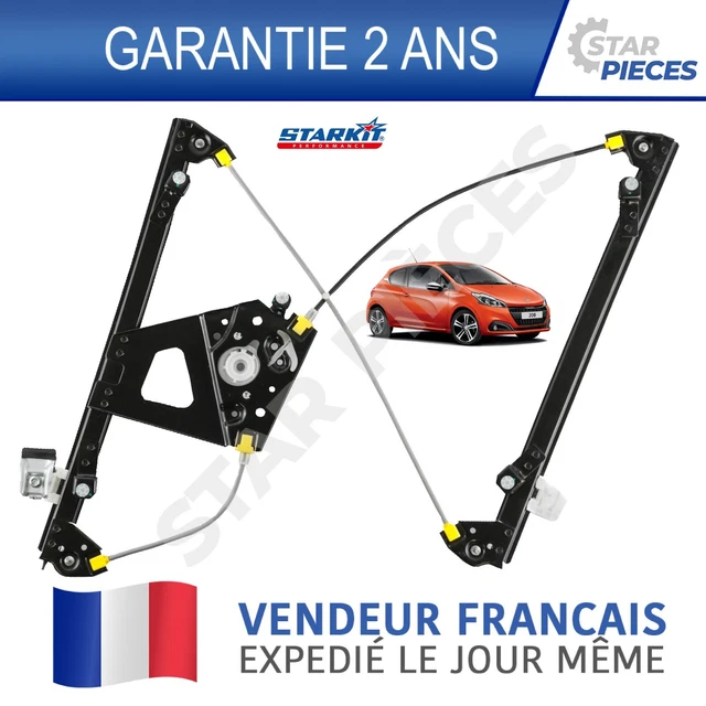 Mécanisme Lève-vitre électrique Avant Droit Pour Peugeot 208 3 Portes - Pièce Neuve PARTSLINE