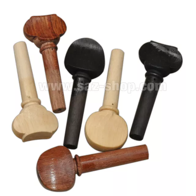 Saz Baglama Burgusu Wood Pegs Lute Holzwirbel Laute Wirbel Burgu