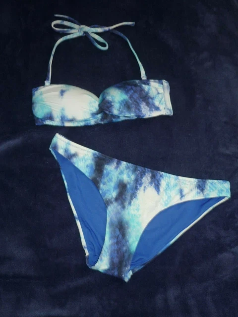 Haut De Maillot De Bain Bandeau Cherry Beach - Taille 95B (80B FR) - Bleu, Avec Armatures - Neuf étiqueté