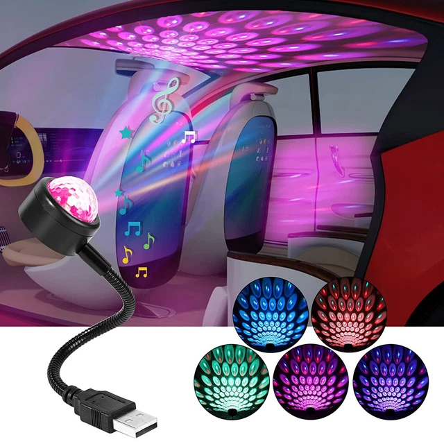 2 Luci LED RGB Ricaricabili Per Auto - Touch A 7 Colori Con Attacco Magnetico - Foto 8