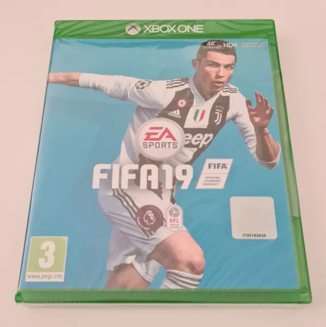 Fifa 19 (Pal) • Microsoft Xbox One • Ea Sports / Soccer / Ronaldo • New + Sealed