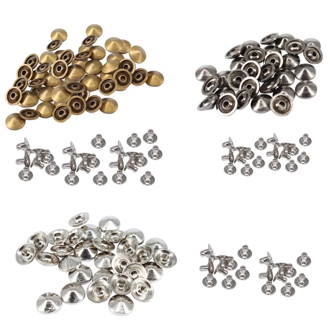 50pcs Rivet Punk Rivets Style Punk Cône DIY Clous Metal Bullet Stud