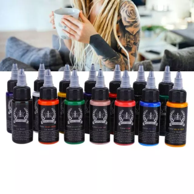 Set inchiostro professionale per tatuaggi 30 ml 14 colori per artisti britannici