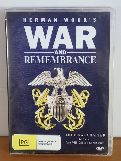 Herman Wouk’s War and Remembrance The Final Chapter Region All DVD 6 Discs 690ms