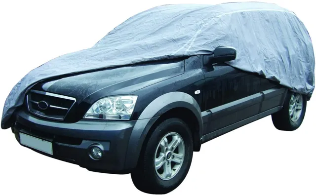 STREETWIZE Premium Cover Large Water-Resistant Breathable Full Car Cover 4x4