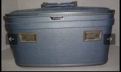 Wheary Vintage Luggage Travel Case 15"W x 9 1/2"D x 8"H