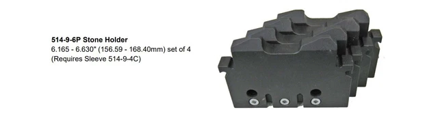 514-9-6P Stone holder (require 514-9-4C) fits Rottler HP7A HP6A H85A set 4 pcs