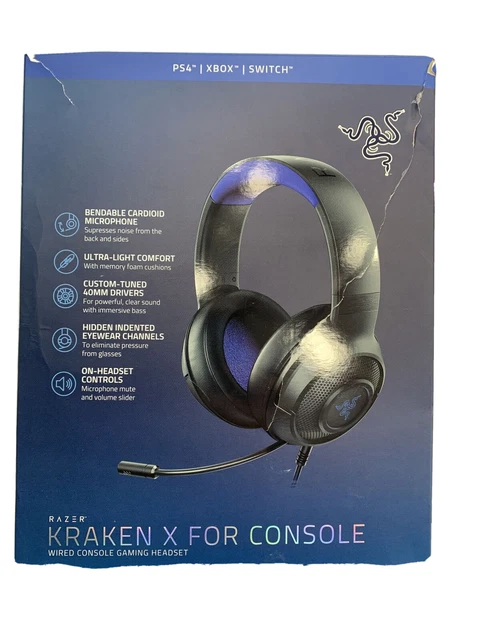 Razer Kraken X Gaming Headset - Schwarz/Blau (RZ04-02890200-R3M1) B-Ware FOR CON