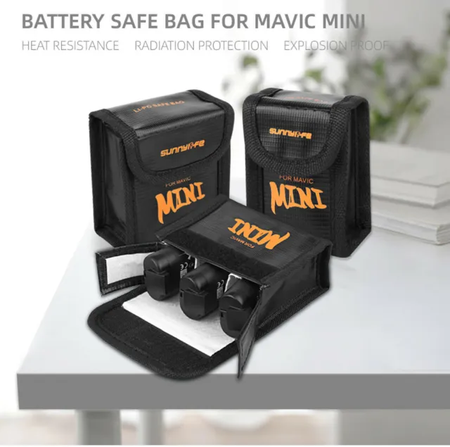 Fire-proof 8-Lipo Battery Safe Guard Bag Protecto Cover for DJI Mavic Mini Drone