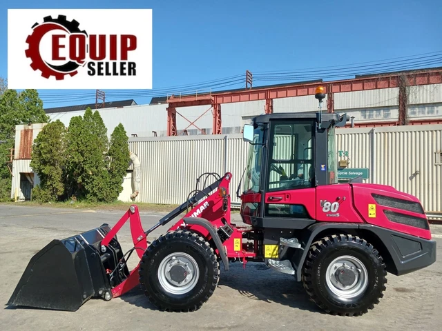 UNUSED 2022 Yanmar V80 Stage 5 Wheel Loader Skid Steer Bucket & Forks  Heat & Ac