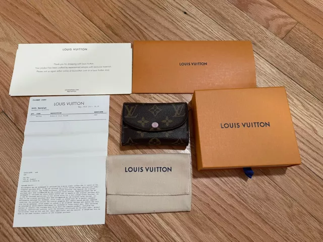 Authentic Louis Vuitton Rosalie Coin Purse Portemone M62532