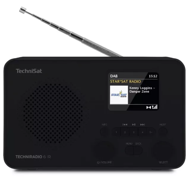 TECHNIRADIO 6 IR Radio Internet DAB+ Numérique Fm WLAN Batterie App TechniSat