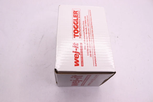 (100-Pk) Wej-It Self-Drilling Drywall Anchor #8 Zinc Alloy