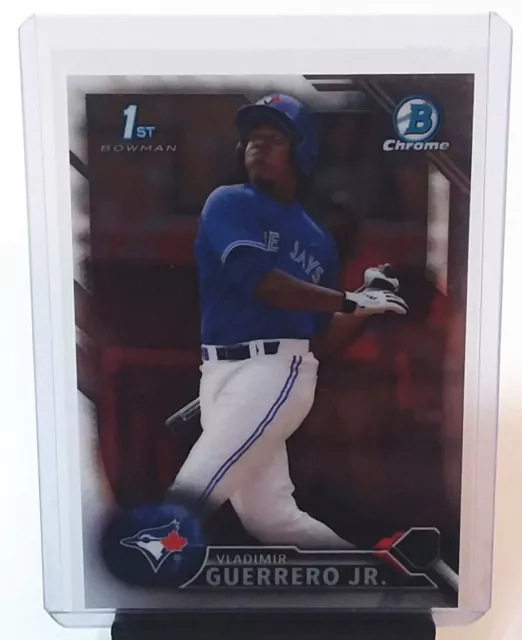 2016 Bowman Chrome Vladimir Guerrero Jr 1st Prospect #BCP55 Toronto Blue Jays