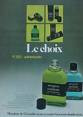 Lanvin PUBLICITÉ MONSIEUR LANVIN EAU DE TOILETTE AFTERSHAVE RAFRAICHISSANTE TONIQUE 