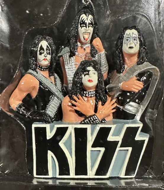 90’s Kiss Rock N Roll Band Collectible Christmas Ornament Sealed in Box Gartlan
