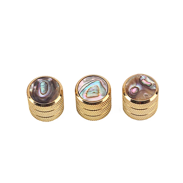 3 pz manopole controllo tono volume cappuccio manopole personalizzate oro
