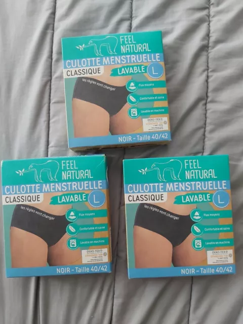 FEEL NATURAL CULOTTE Menstruelle Taille L NEUVE EUR 9,00 - PicClick FR