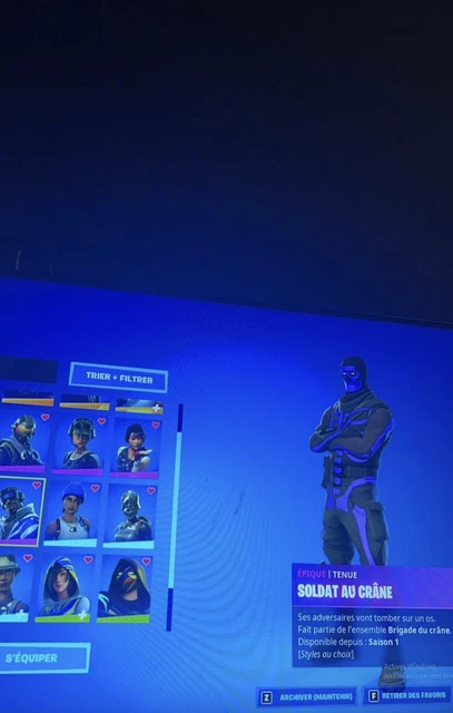 MON CASIEr COMPTE FORNITE AVEC RENEGATE RIDER +400 SKINS snap : evandumey 5