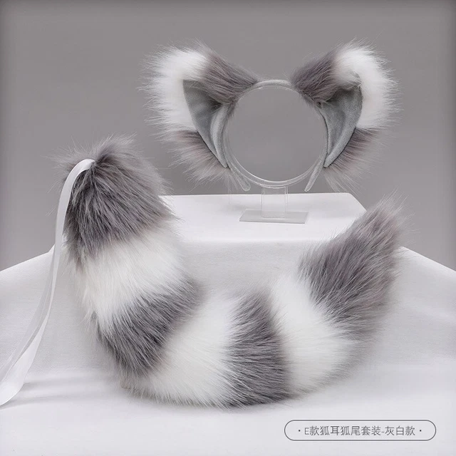 2023 Japanese anime fox tail and ear role-playing props