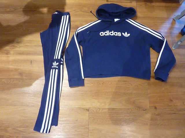 Maglione e leggings Adidas ragazze taglia donna 4 adatti età 12-14 anni