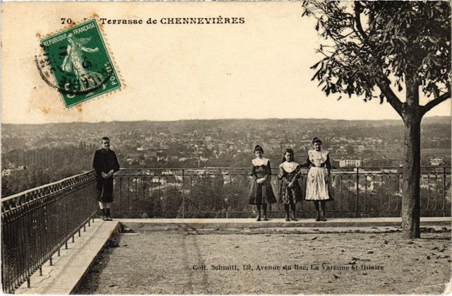 CPA AK Chennevieres La Terrasse de Chennevieres FRANCE (1282422)
