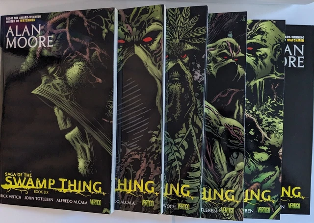 Saga Of Swamp Thing Book Vol 1 2 3 4 5 6 Complete TPB Full Set Lot Alan Moore