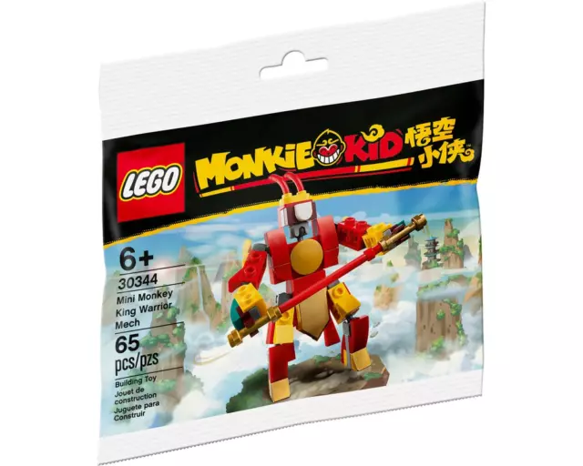 LEGO Monkie Kid: Mini Monkey King Warrior Mech - Polybag - New & Sealed - 2021