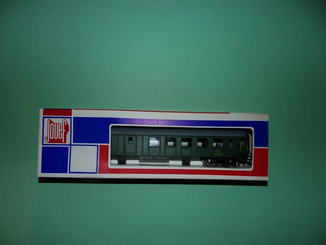 JOUEF HO 5365 VOITURE VOYAGEUR CORAIL 2e CLASSE SNCF WAGON AMENAGÉ + 8 FIGURINES - Collection