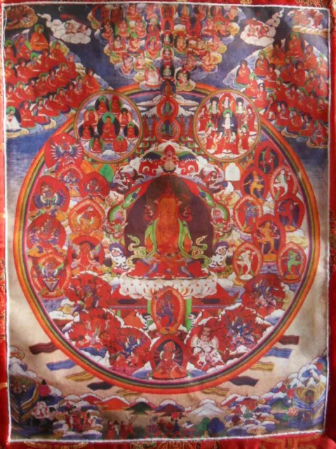Thangka Mandala des Amitayus, seltenes Motiv, Tibet Buddhismus bouddha, Dharma 2
