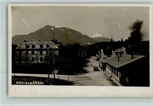 13400922 - Arnoldstein Strasse im Ort AK Villach Land, Bezirk 1926 Foto AK