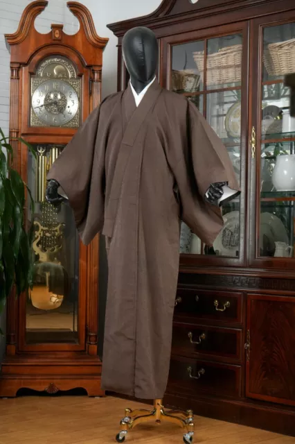Dear Vanilla Japanese Kimono Men's Robe Gown Authentic Japan Vintage Mint