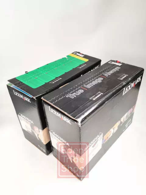 Lot of 2 Lexmark 64015HA Toner Print Cartridge T640 T642 T644 *1 SEALED 1 OB