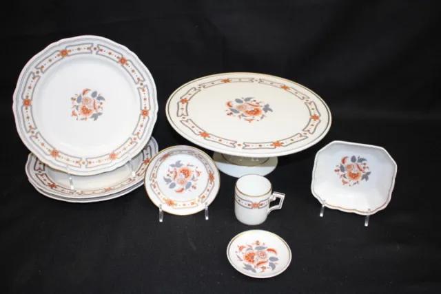 Mixed Lot of 8 Pc. Vintage TAORMINA by Richard Ginori Pedestal Cake, Plates, etc