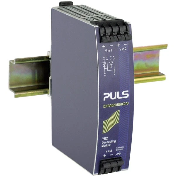 PULS DIMENSION DIN Rail Redundancy Module 2 x 10A Inputs 40A Output YR2 ...