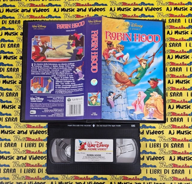 VHS FILM ROBIN HOOD 1992 ANIMAZIONE WALT DISNEY I CLASSICI VS 4362