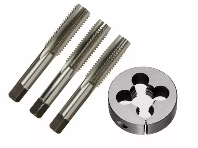 BRITISH STANDARD FINE TAP AND DIE SET 3/16 TO 1/2" BSF -6 SIZES Best Quality